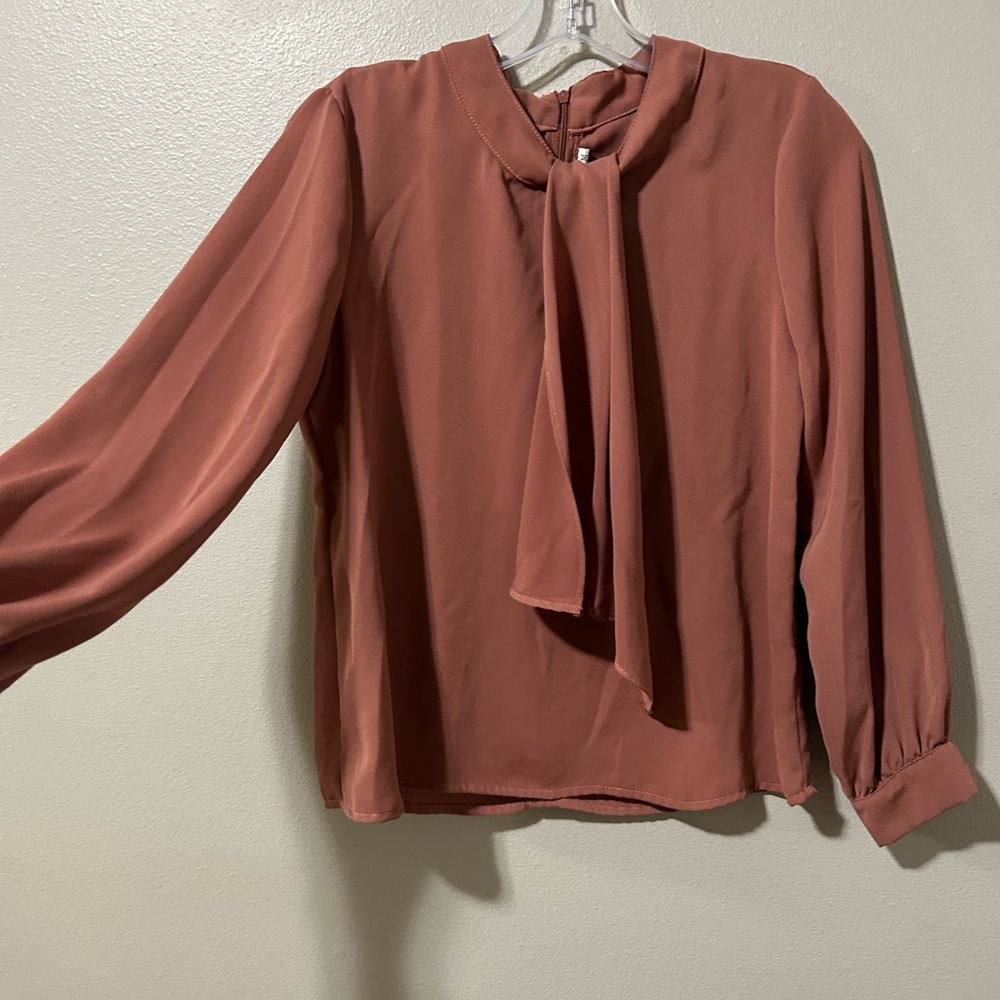 Salmon Pink Blouse size Medium